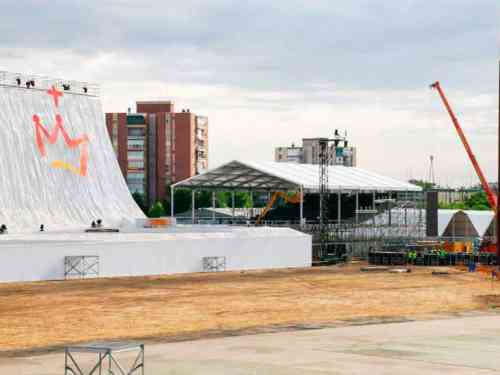 CARPA VISITA DEL PAPA A MADRID